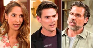 The Young and the Restless: Nick Newman (Joshua Morrow) - Lily Winters (Christel Khalil) - Adam Newman (Mark Grossman)